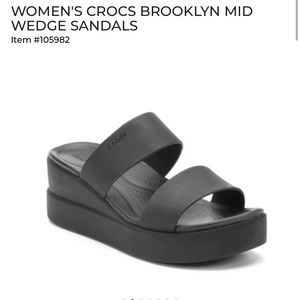 Crocs Brooklyn wedge 8